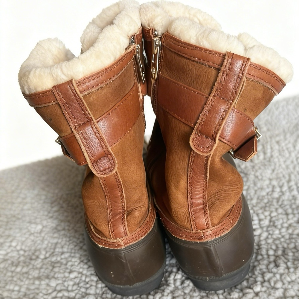 ANTONIO MELANI Brown and Tan Winter Boots - Picture 3 of 4